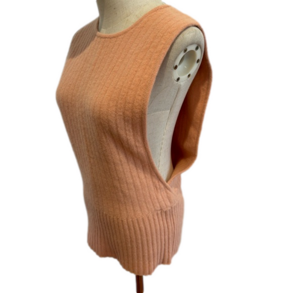 2PC ADRIENNE VITTADINI LAMBS WOOL ANGORA CARDIGAN & VEST VINTAGE LUXURY SZ M - Picture 8 of 16